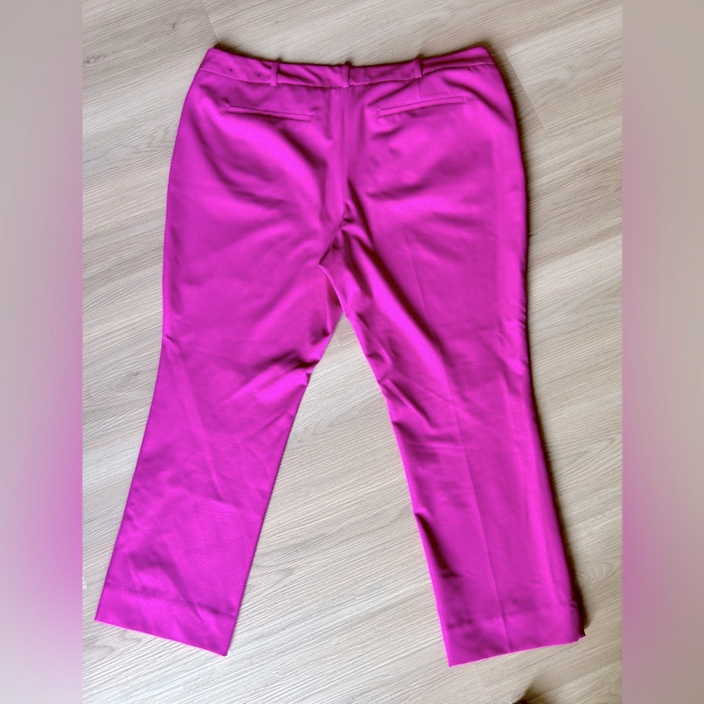 Women’s Worthington Ankle Pants 16P Slim Cut Career Crop Bright Bold Glam